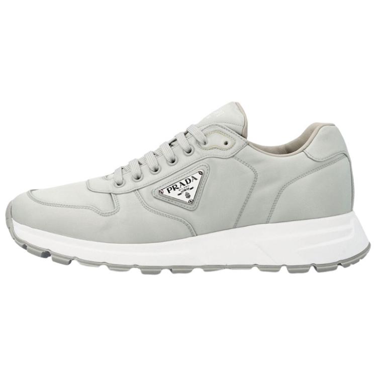 PRADA Re-Nylon Sneaker Grey White