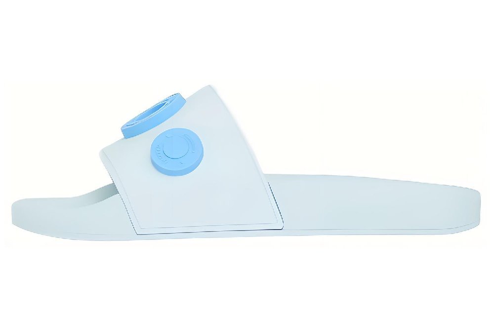 Burberry Slide Slippers Women's Light Blue
