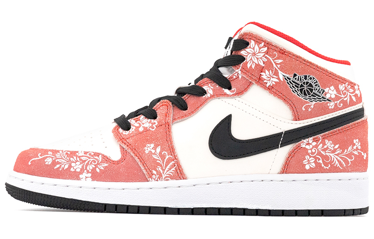 Jordan Air Jordan 1 High-Top Vintage Basketball Shoes Women's Pink