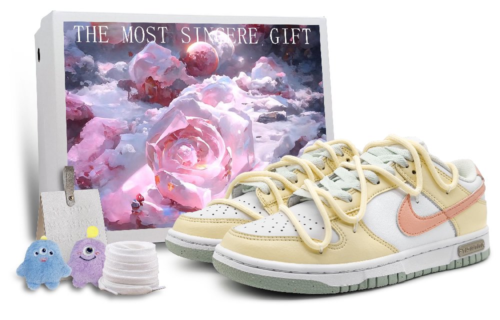 Nike Dunk Next Nature Low-Top Skateboard Shoes Women's Bright Yellow