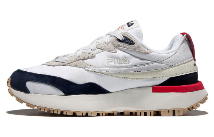 FILA Zagato Low Top Casual Shoes Unisex White Blue Red Korean Style