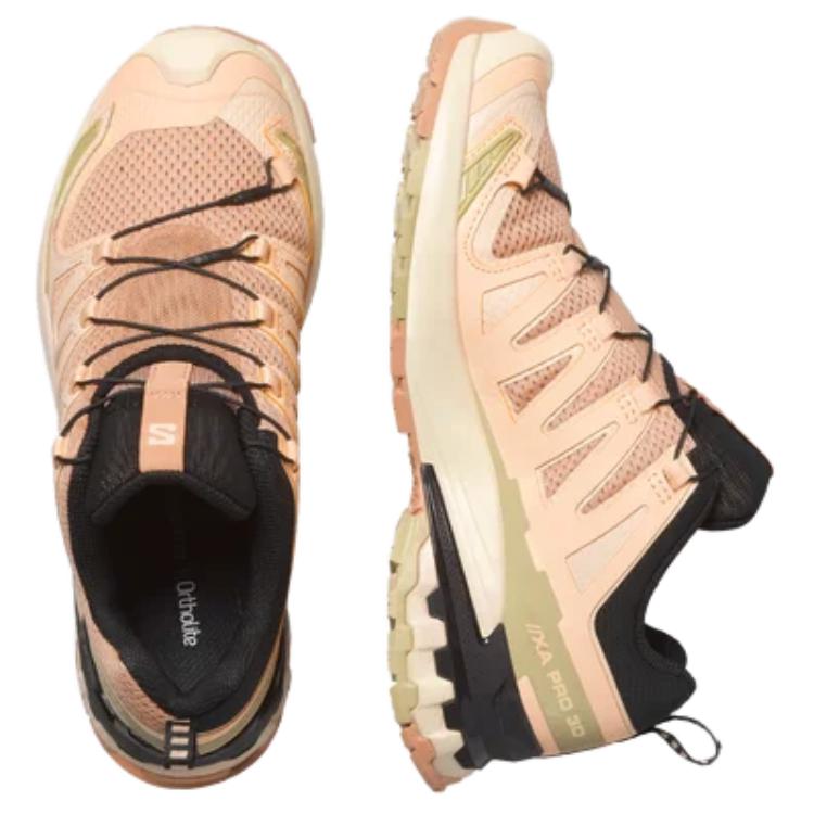 SALOMON Women's Xa Pro 3D V9 'Cork Peach Fuzz' Women's