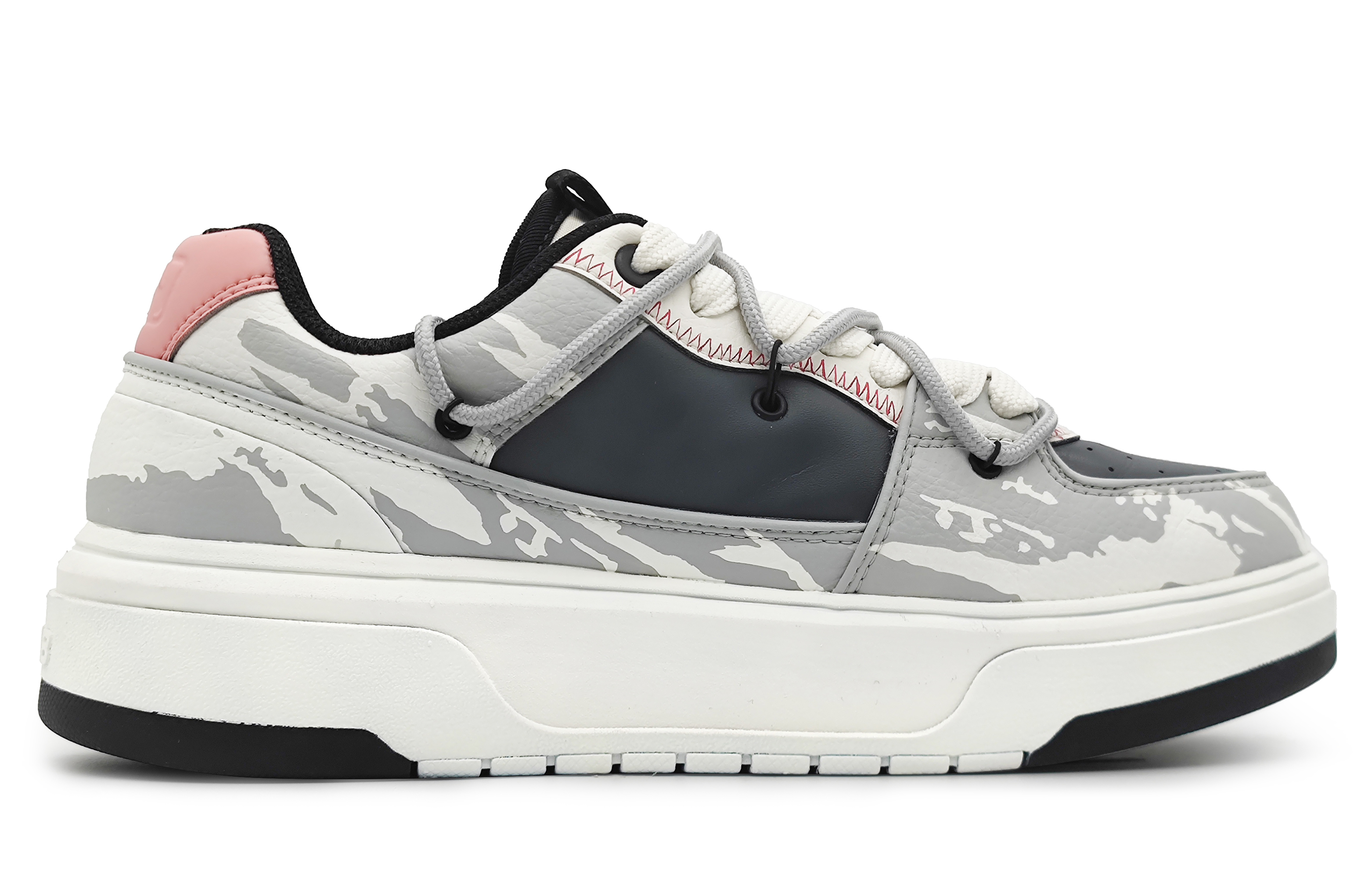 MLB Chunky Liner Skateboard Shoes Unisex Low top Pink/Black/Gray купить в интернет-магазине Yoocart с быстрой доставкой по России.