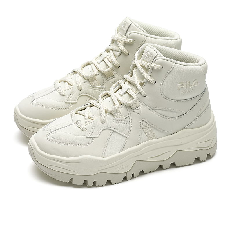 FILA High Top Casual Shoes Women's Asparagus White