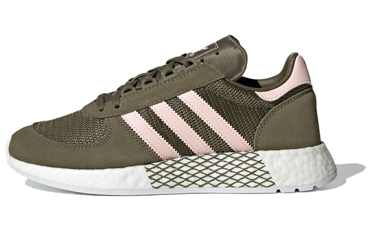 Adidas Originals Marathon Tech Shoes Brown/Green/Pink Women's
