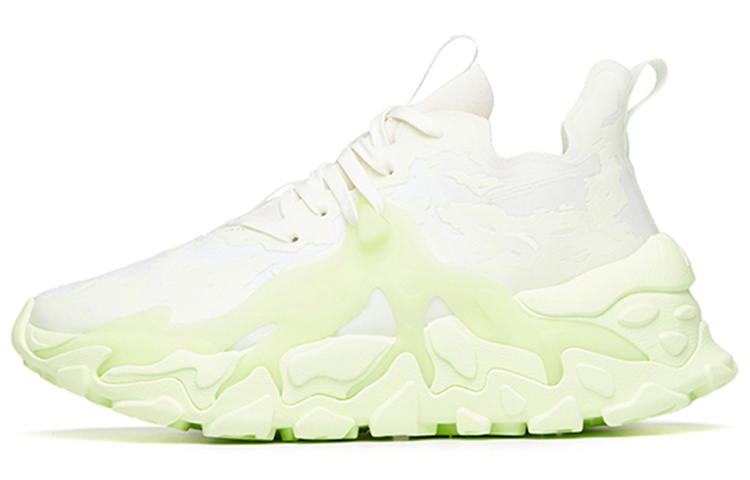 ANTA Chunky Sneakers Men's Low top White/Neon Green