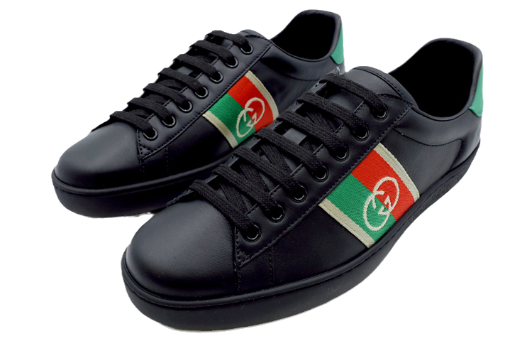 GUCCI Ace 'Interlocking G Black' купить в интернет-магазине Yoocart с быстрой доставкой по России.