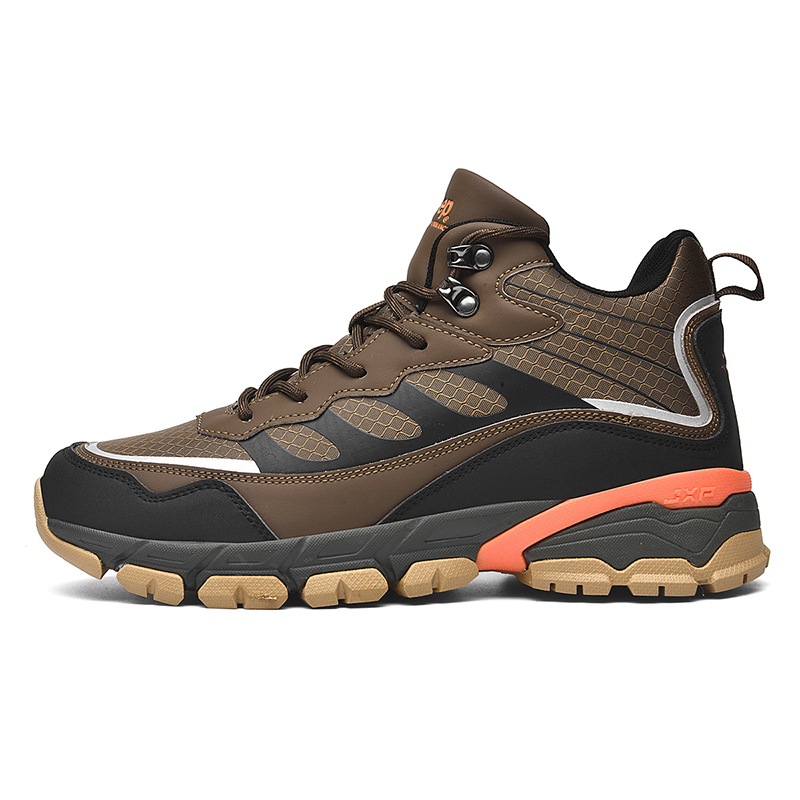 Jeep Mid Top Outdoor Hiking Mountaineering Shoes Men's Umber