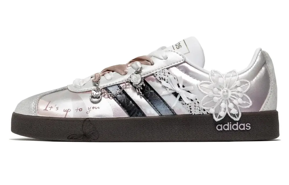 Adidas VL Court 2.0 Skateboard Shoes Unisex Low top White