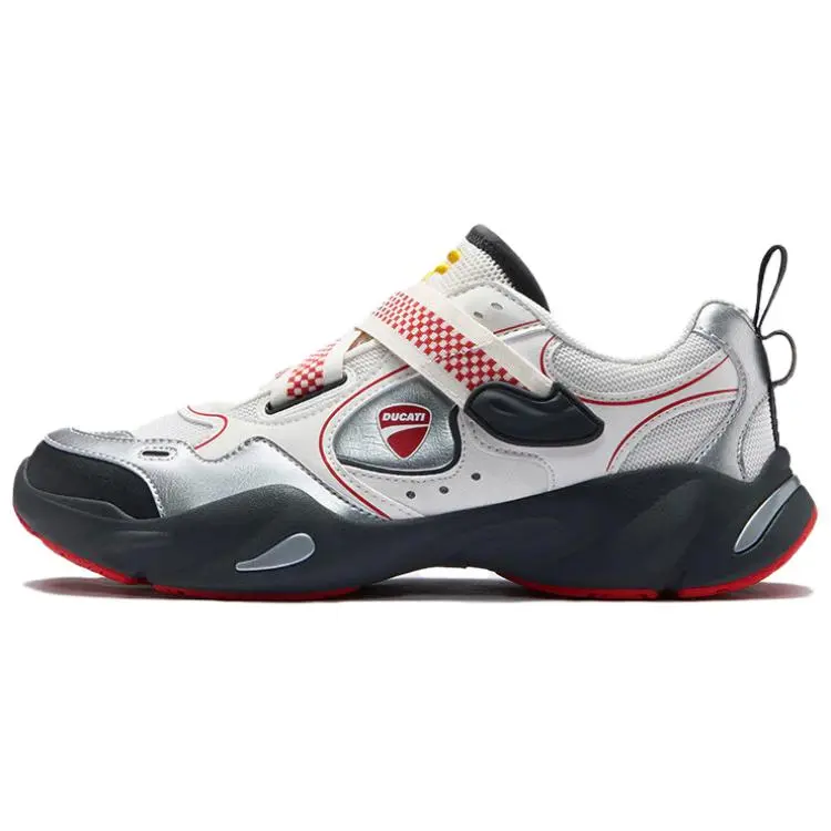 Ducati x FILA FUSION EVA SLIM Waterdrop Shoes Breathable Low Top Casual Shoes Women's Red White