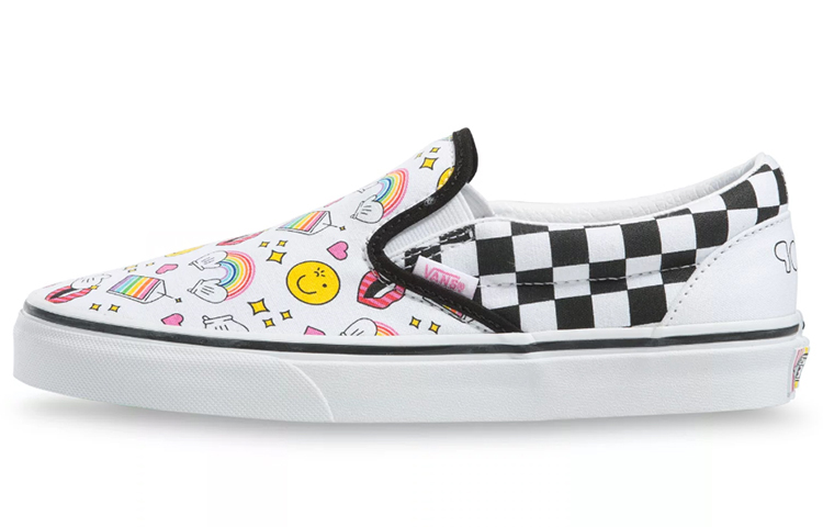 Vans Flour Shop X Classic Slip On 'Icons Checkerboard'