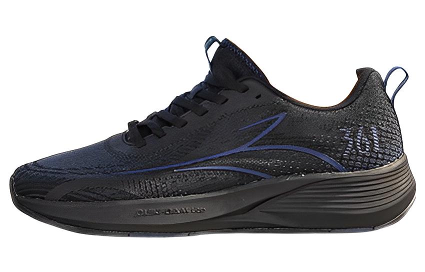 361° Feather Anti Slip Wear Resistant Low Top Running Shoes Men's Black Blue