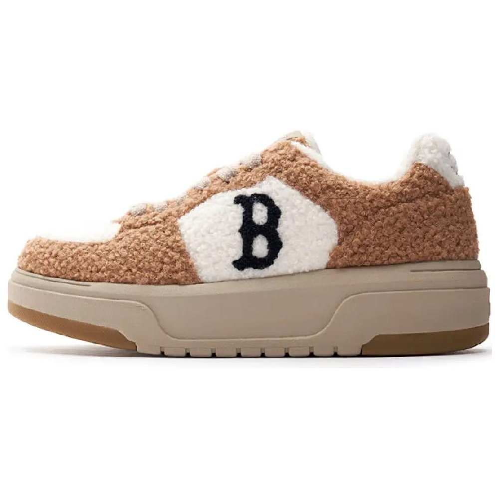 MLB Chunky Liner Cushioned Slip-Resistant Low-Top Casual Shoes Women's White Brown