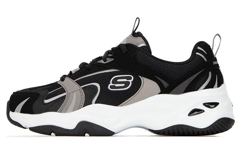 Skechers Sport D'Lites 4.0 Shoes 'Black Grey White' Women's