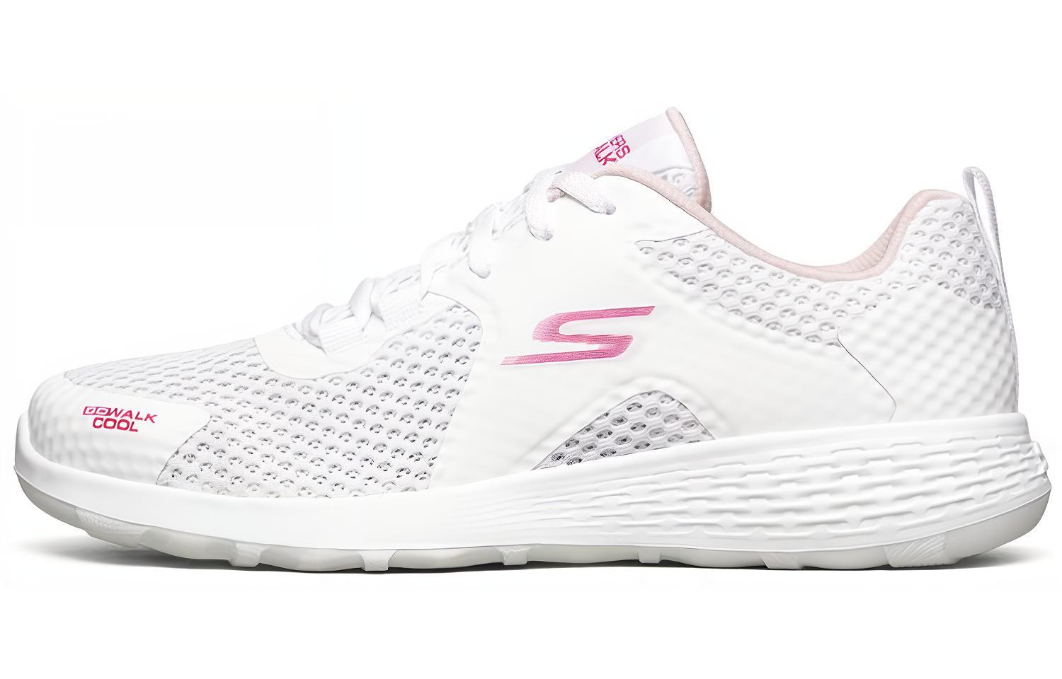 Skechers Go Walk Cool Running Shoes White/Pink Women's