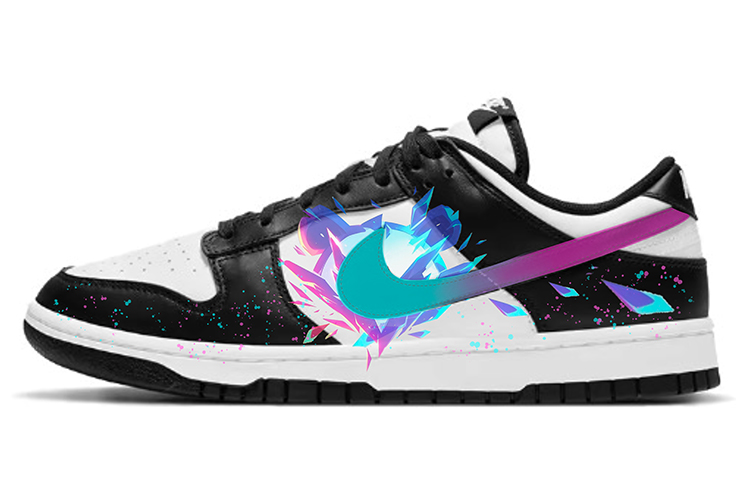 Nike Dunk Retro Esports Esports Panda Slip-Resistant Cushioning Wear-Resistant Low-Top Skateboard Shoes GS Black White