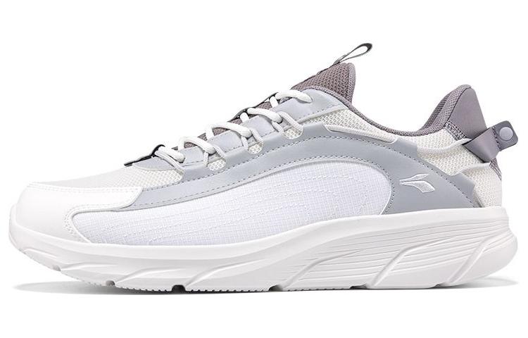 361° Cushioning, Breathable, Lightweight Low Top Casual Shoes Men's White Gray