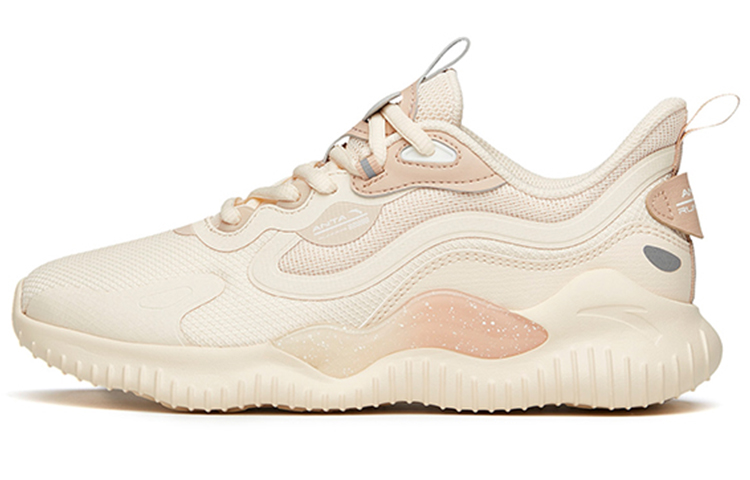Anta Running Collection Anti-Slip Wear-Resistant Low-Top Running Shoes Women's Oat