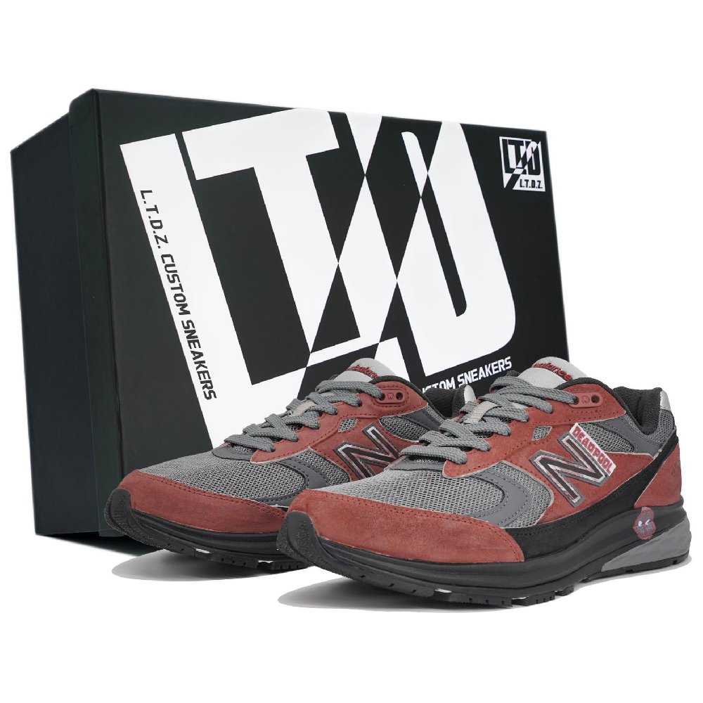 New Balance 880 Series Anti-Slip Wear-Resistant Low-Top Running Shoes Men's Gray Red