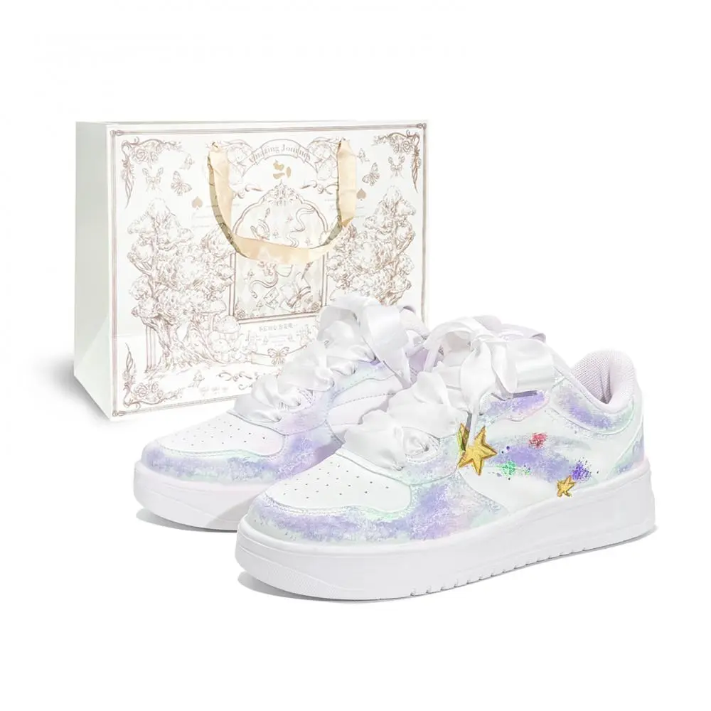 Anta Relaxed Coverage Waterproof Abrasion Resistant Low top Skateboard Shoes Women's Multicolor