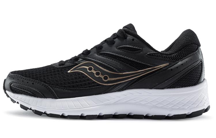 Saucony Cohesion 13 Cohesion Coagulation 13 Durable Breathable Low Top Running Shoes Women's Black Gold
