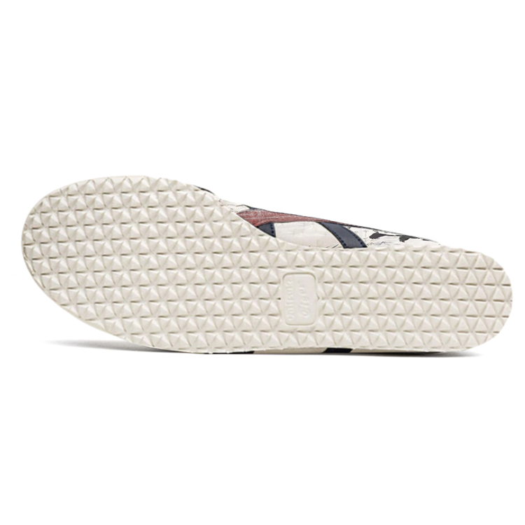 Onitsuka Tiger MEXICO 66 Slip Resistant And Breathable Low Top Casual Shoes Unisex White Red