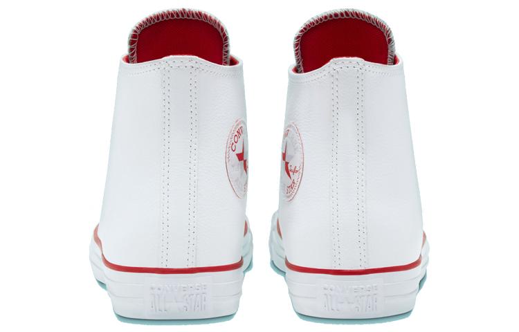 Converse Seasonal Color Leather Chuck Taylor All Star 'Red White' купить в интернет-магазине Yoocart с быстрой доставкой по России.