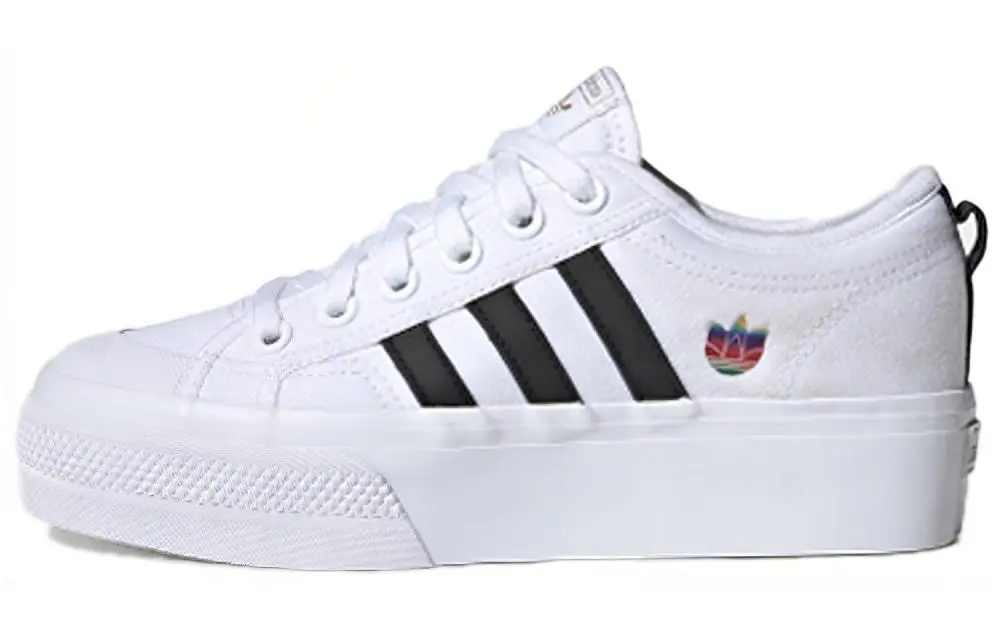 Adidas Nizza Platform 'Colorful Trefoil' Women's