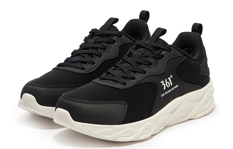 361° Blade Warm Low-Top Running Shoes Women's Black White