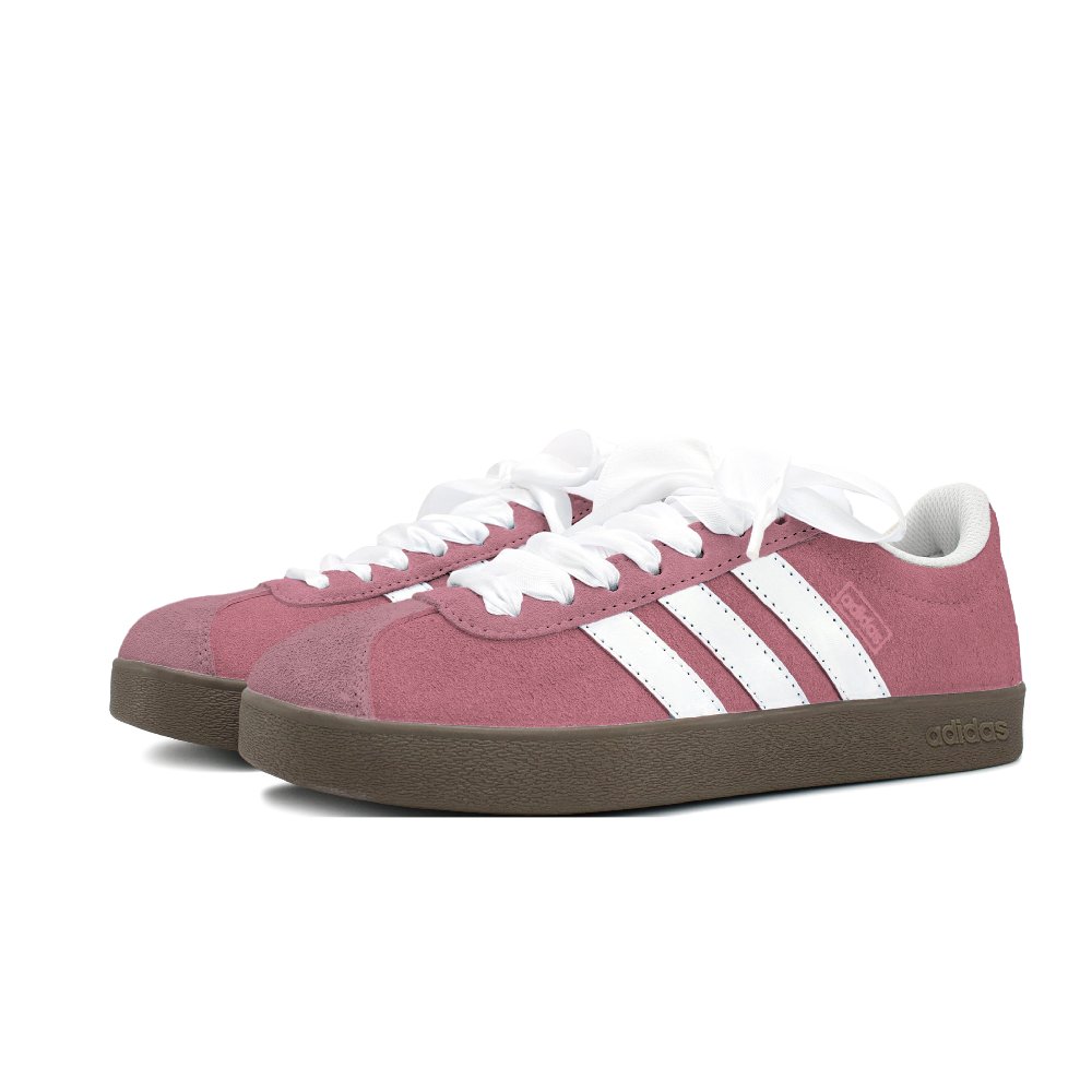 Adidas Neo VL Court 2.0 Low Top Skateboard Shoes Unisex Fuchsia
