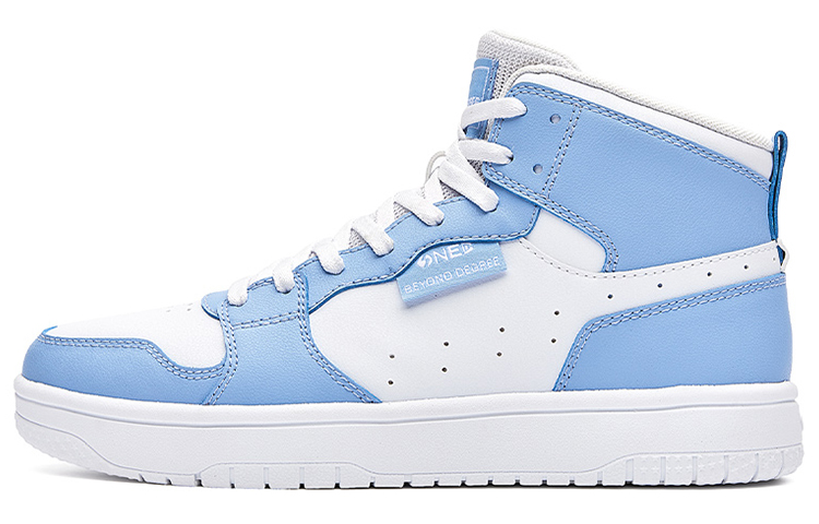 361° Thermal Slip Resistant High Top Skateboard Shoes Women's White Blue