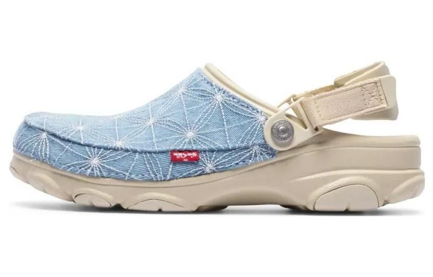 Crocs Classic All Terrain Clog Levi's Sashiko Light Wash