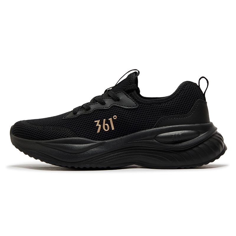 361° Life Collection Abrasion Resistant Breathable Low Top Casual Running Shoes Women's Obsidian Black