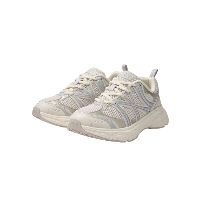 MLB New York Yankees Abrasion Resistant Low Top Running Shoes Unisex Ecru