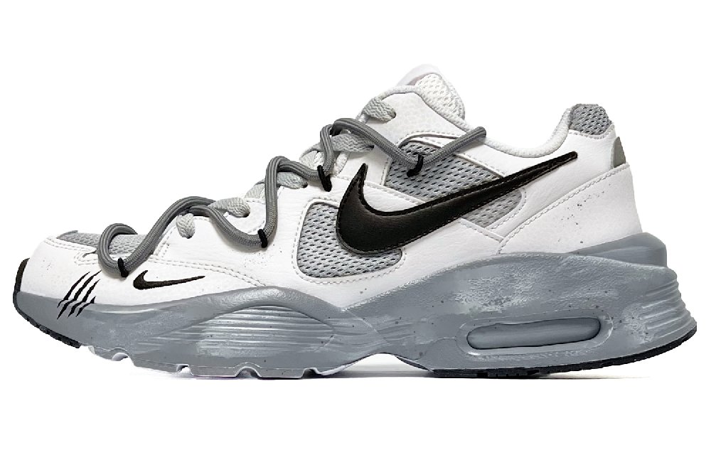 Nike Air Max Fusion Abrasion Resistant Low Top Running Shoes Men's Cool Emerald Gray