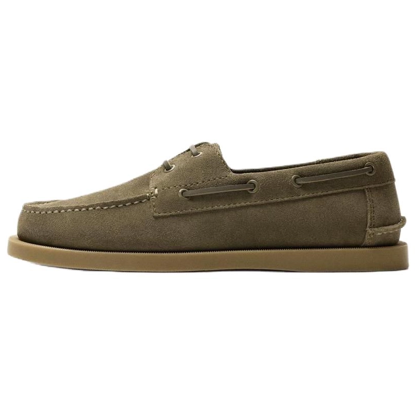 ZARA Boat Shoes Men's Green