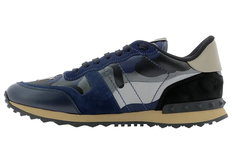 Valentino Garavani Rockrunner Camouflage Black Navy Beige