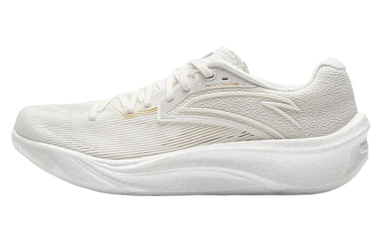 Anta Asphalt Road Fighter 2.0 Shock Absorbers With Slip Resistant Features Low Top Running Shoes Women's White