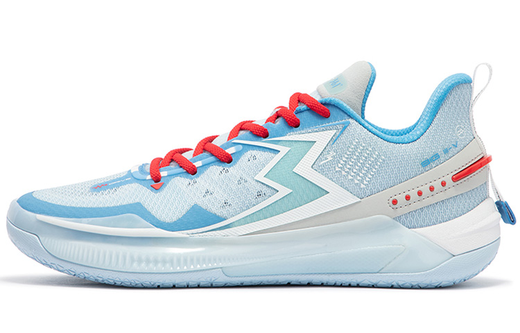 361° BIG3 5.0 Quick Basketball Shoes Unisex Low-Top Glacier Blue/Virtual Red купить в интернет-магазине Yoocart с быстрой доставкой по России.
