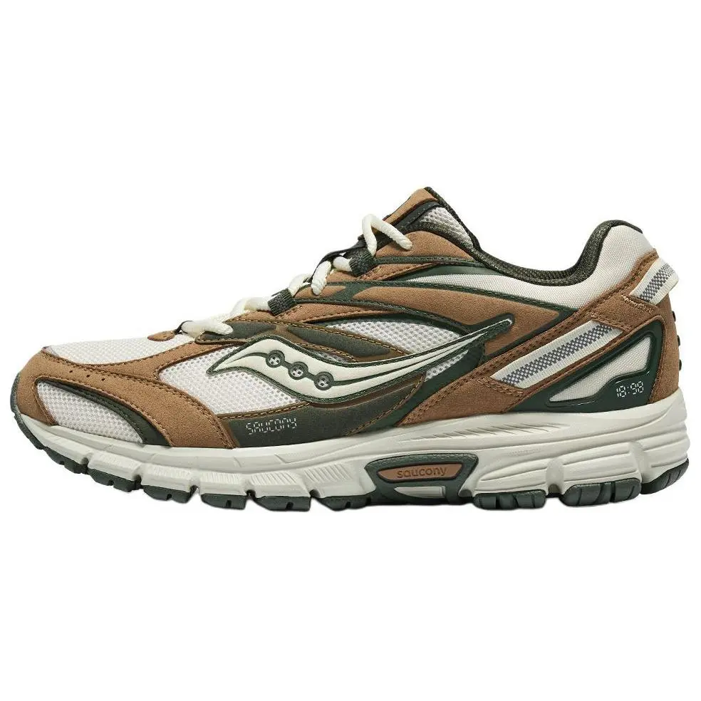 Saucony Cohesion 2K Anti-Slip Wear-Resistant Low-Top Casual Shoes Unisex Beige Khaki