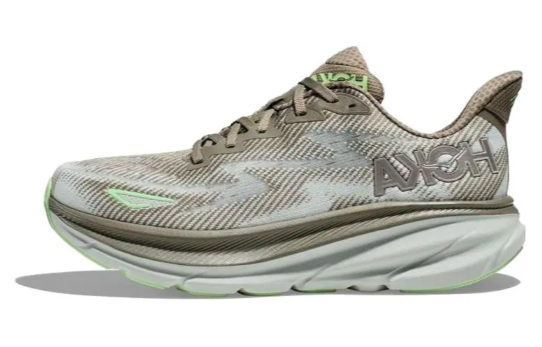 HOKA ONE ONE Clifton 9 'Olive Haze Mercury'