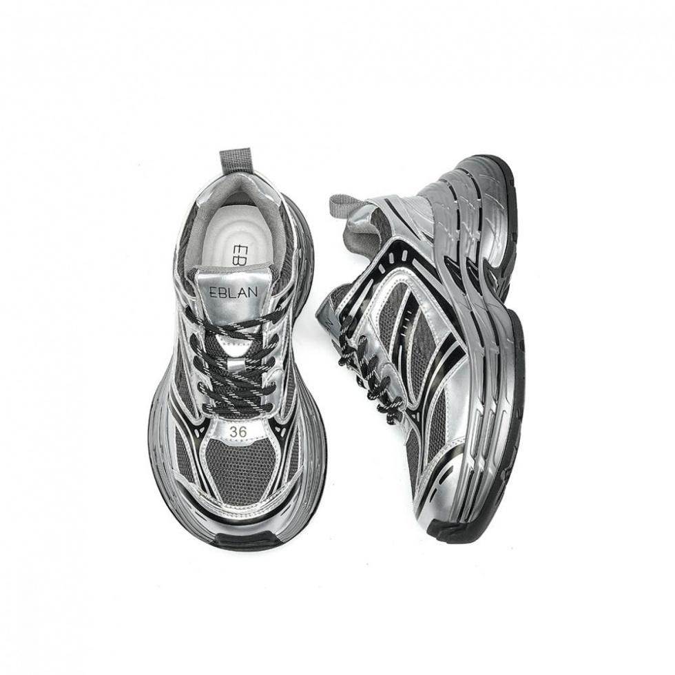 EBLAN Low Top Chunky Sneakers Women's Silver купить в интернет-магазине Yoocart с быстрой доставкой по России.