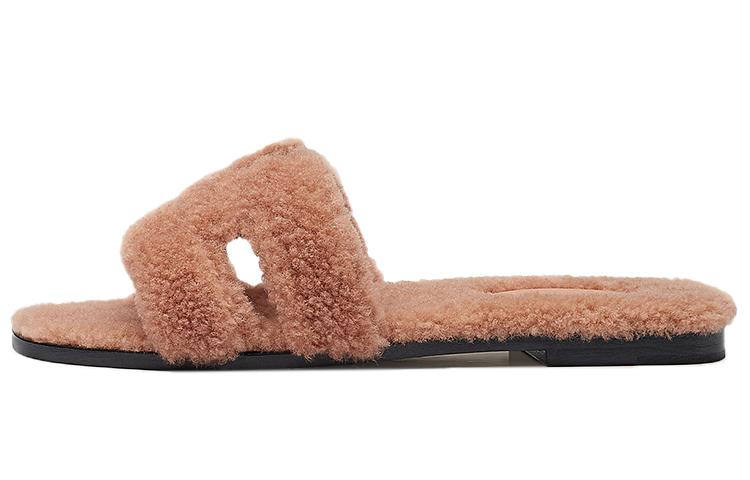 HERMES Oran Stylish Sandal Women's Brown