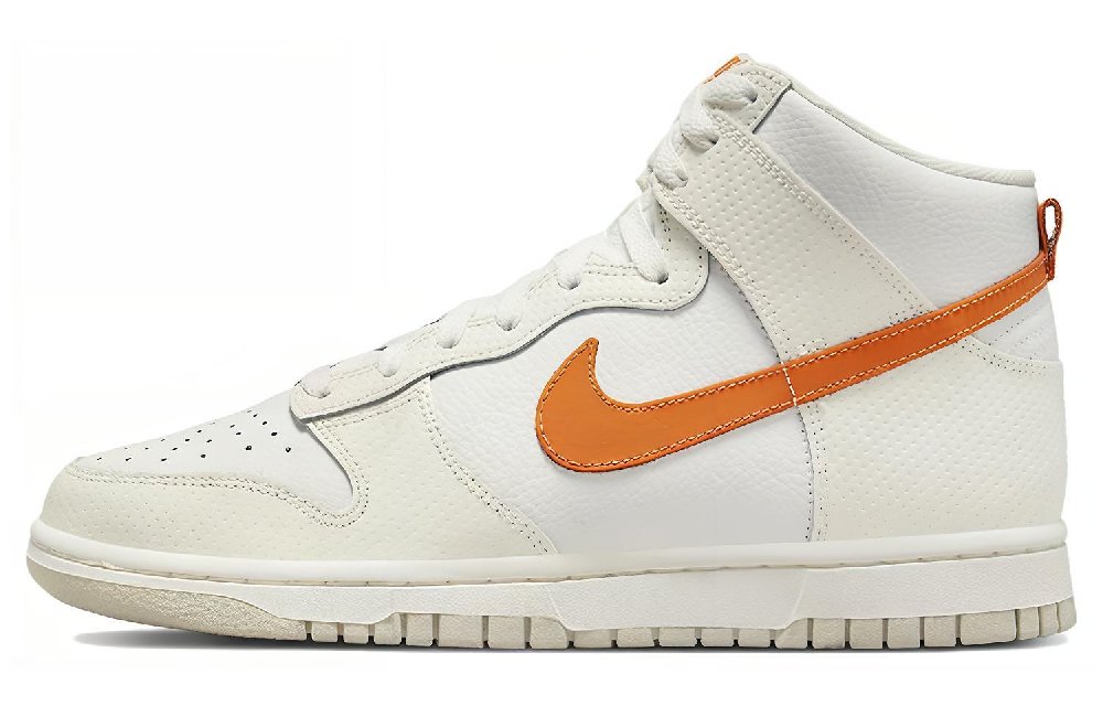 Nike Dunk High White Magma Orange Women's