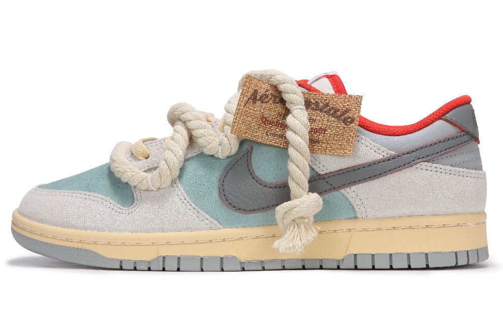 Nike Dunk Skateboard Shoes Unisex Low-Top Gray Green