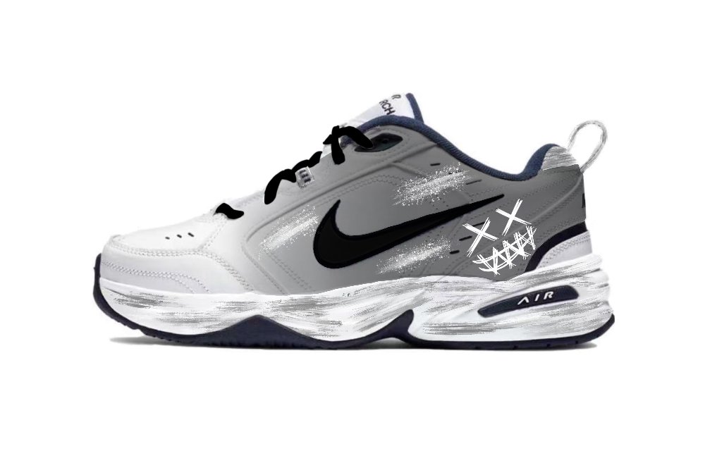 Nike Air Monarch 4 Chunky Sneakers Unisex Low Top White