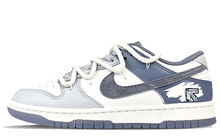 Nike Dunk Anti-Slip Wear-Resistant Low-Top Skateboard Shoes Men's Gray White купить в интернет-магазине Yoocart с быстрой доставкой по России.