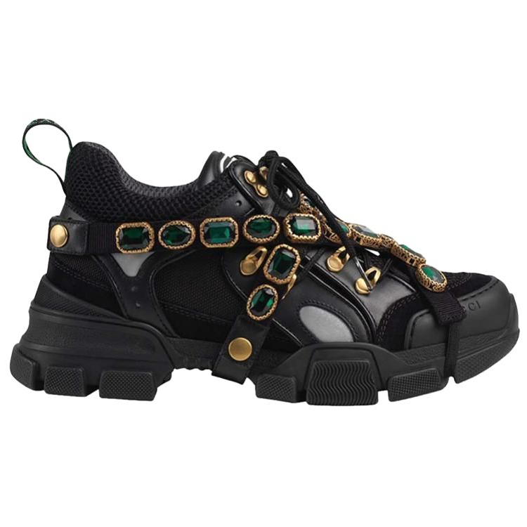 GUCCI Women's Flashtrek Crystals 'Black' Women's