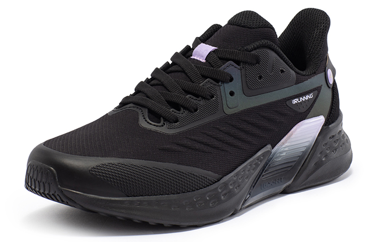 361° Volcano Rainproof Series Anti Slip Wear Resistant Low Top Running Shoes Women's Obsidian Black/Digital Lavender