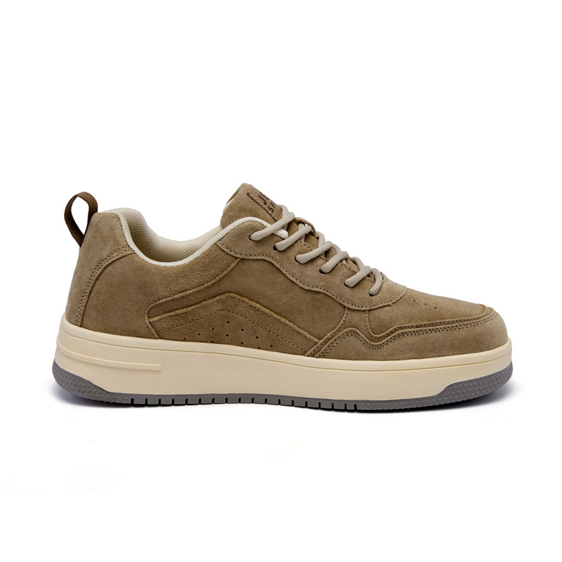 JEEP SPIRIT Cushioning, Wear Resistant Low Top Skateboard Shoes Men's Brown